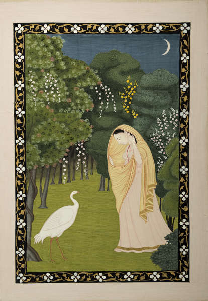 Damayanti and the Swan